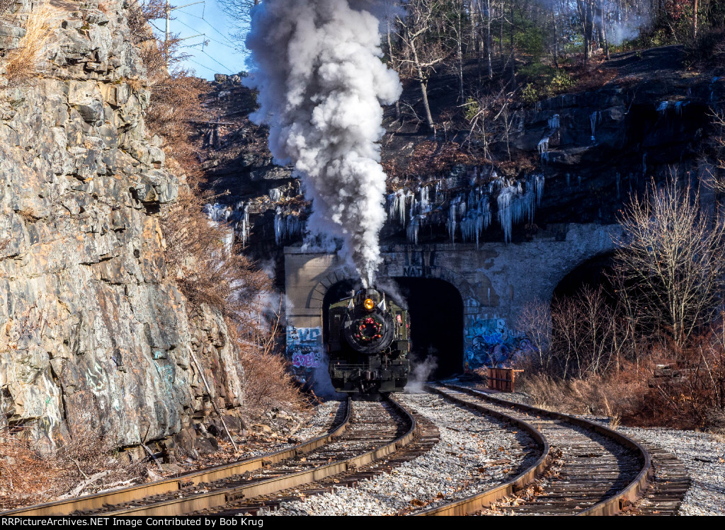 BLW 26 at the west portal of Nay Aug Tunnel